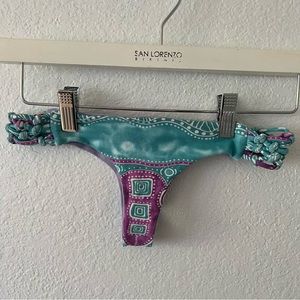 San Lorenzo blue and purple bikini bottom (medium)